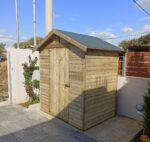Ξύλινη Αποθήκη Κήπου Εμποτισμένη 180x135x(Y)226 cm - Image 3