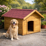 Ξύλινο Σπίτι Σκύλου 120x90cm