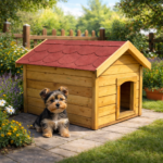 Ξύλινο Σπίτι Σκύλου 90x60cm