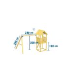 Blue Rabbit Πύργος Kiosk με ύψος τσουλήθρας 120 cm & Προέκταση Κούνιας Basic - Image 3
