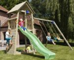 Blue Rabbit Πύργος Belvedere με ύψος τσουλήθρας 150 cm & προέκταση Κούνιας Basic - Image 8