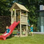 Blue Rabbit Ξύλινος Πύργος Kiosk με ύψος τσουλήθρας 120 cm