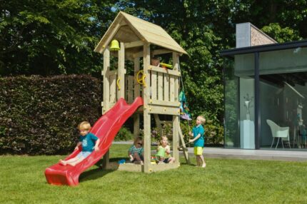 Blue Rabbit Ξύλινος Πύργος Kiosk με ύψος τσουλήθρας 150 cm