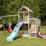 Blue Rabbit Πύργος Penthouse με ύψος τσουλήθρας 150cm & προέκταση Κούνιας Basic