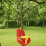 Κούνια - Κάθισμα Μωρού με μπάρα 'Τ' κόκκινο-κίτρινο - Image 3