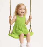 Πλαστική Κούνια Παιδική με σχοινί σε 5 χρώματα - Image 3