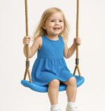 Πλαστική Κούνια Παιδική με σχοινί σε 5 χρώματα - Image 2