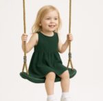 Πλαστική Κούνια Παιδική με σχοινί σε 5 χρώματα - Image 5