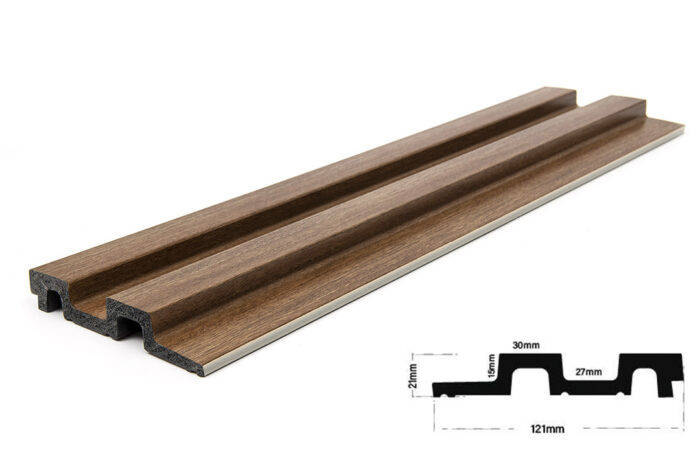 PS Panel Επένδυσης με 3D πηχάκια RESIDENCE 2,1x12,2x290cm BROWN OAK (44) - Image 5