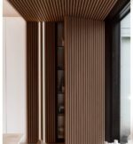 PS Panel Επένδυσης με 3D πηχάκια RESIDENCE 2,1x12,2x290cm DARK BROWN OAK (08)