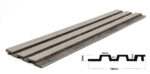 PS Panel Επένδυσης με 3D πηχάκια PIANO 1,2x12,2x290cm GREY OAK/RUST - Image 5