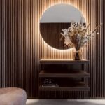 PS Panel Επένδυσης με 3D πηχάκια PIANO 1,2x12,2x290cm WALNUT/D.BROWN