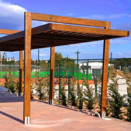 Ξύλινη Πέργκολα Αυτόνομη Μεσόγειος