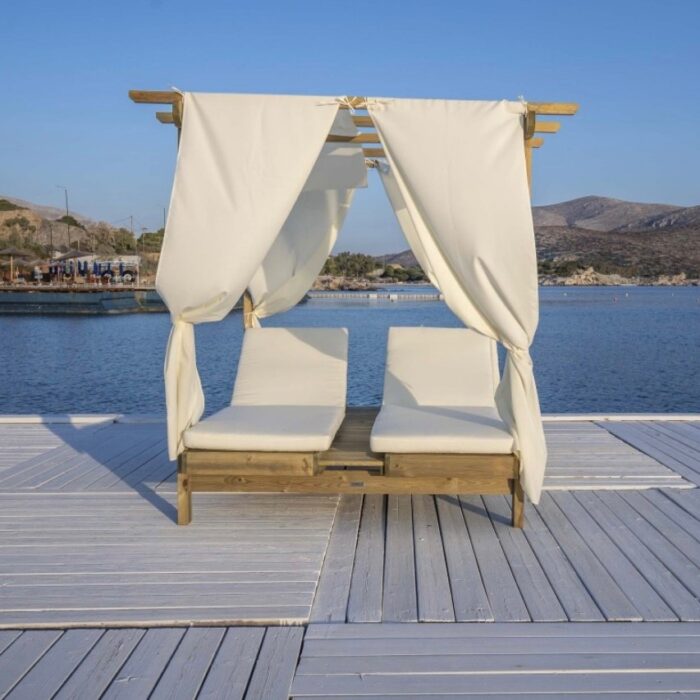 Διπλή ξαπλώστρα παραλίας 200 X 159 X (Y)195 cm - Image 8