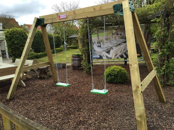 HYLAND Επαγγελματική Κούνια 2 θέσεων Swing Set - Image 3