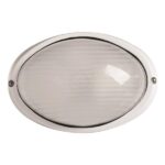 Απλίκα Τοίχου Οβάλ Αλουμινίου Led 10W 215x150x100mm