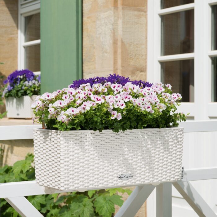 Αυτοποτιζόμενη Γλάστρα Lechuza Balconera Cottage White - Image 5