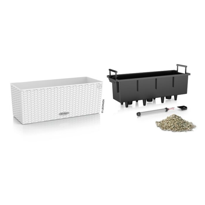 Αυτοποτιζόμενη Γλάστρα Lechuza Balconera Cottage White - Image 7