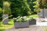 Αυτοποτιζόμενη Γλάστρα Lechuza Balconera Stone Grey - Image 2
