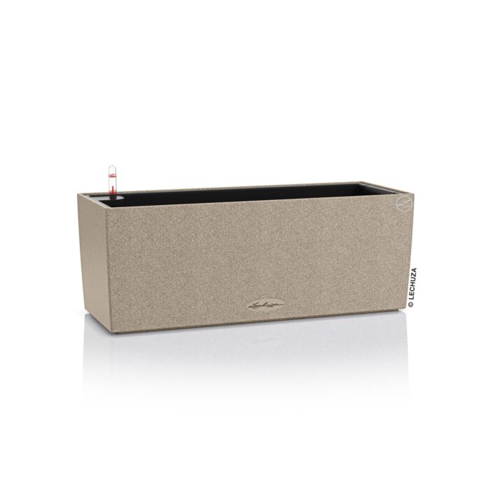 Αυτοποτιζόμενη Γλάστρα Lechuza Balconera Stone Sand Beige - Image 1