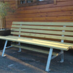 Παγκάκι Κήπου με μεταλλικά πόδια (Y)75 x 180cm