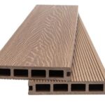 WPC τάβλα deck δαπέδου νέας γενιάς Teak 2,5x14,6x360 cm 80155