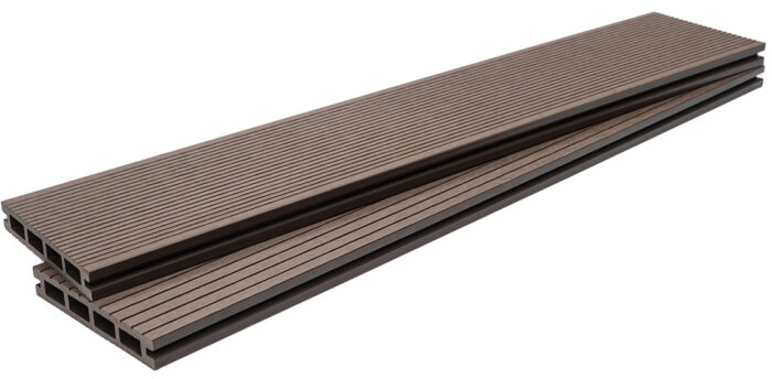 WPC τάβλα deck δαπέδου Dark Brown 2,3x14x360 cm 40110 - Image 3