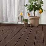 WPC τάβλα deck δαπέδου Dark Brown 2,3x14x360 cm 40110 - Image 4