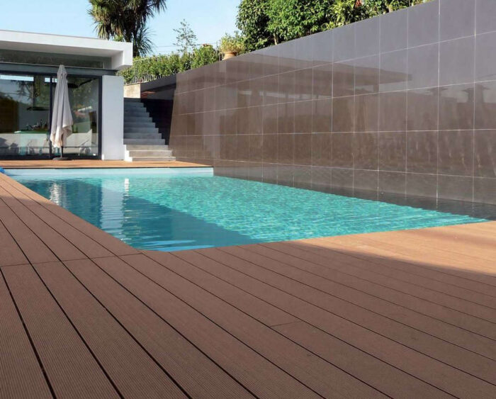 WPC τάβλα deck δαπέδου Teak 2,3x14x360 cm 40150 - Image 4