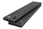 WPC τάβλα deck δαπέδου νέας γενιάς Dark Grey 2,5x14,6x360 cm 8050 - Image 4