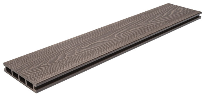 WPC τάβλα deck δαπέδου νέας γενιάς Dark Brown 2,5x14,6x360 cm 80110 - Image 2