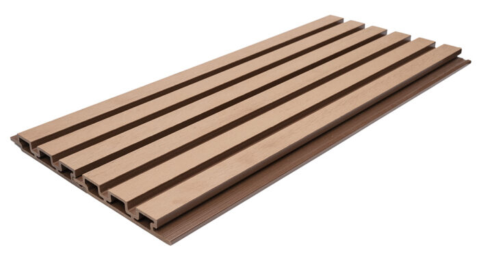 WPC Panel Επένδυσης 2ης Γενιάς με 3D πηχάκια 14,7cm x 290cm TEAK 5510 - Image 6