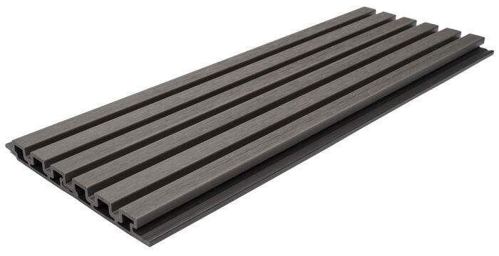 WPC Panel Επένδυσης 2ης Γενιάς με 3D πηχάκια 14,7cm x 290cm D.GREY 5570 - Image 2