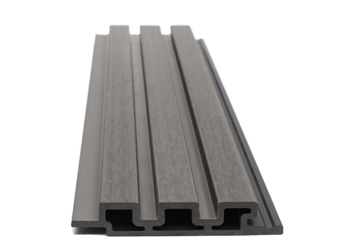 WPC Panel Επένδυσης 2ης Γενιάς με 3D πηχάκια 14,7cm x 290cm D.GREY 5570 - Image 3