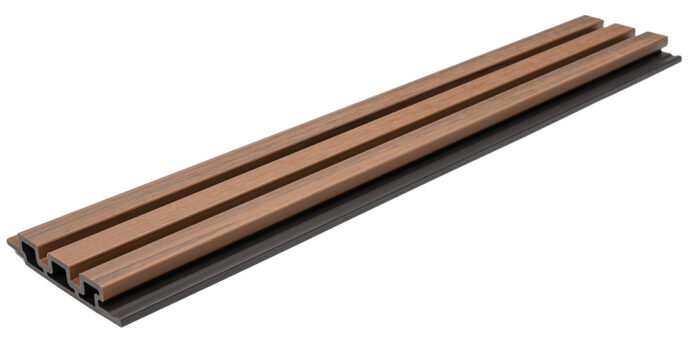 WPC Panel Επένδυσης 2ης Γενιάς με 3D πηχάκια 14,7cm x 290cm TEAK 5510 - Image 2