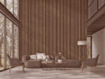 PS Panel Επένδυσης με 3D πηχάκια RESIDENCE 2,1x12,2x290cm DARK BROWN OAK (08) - Image 2