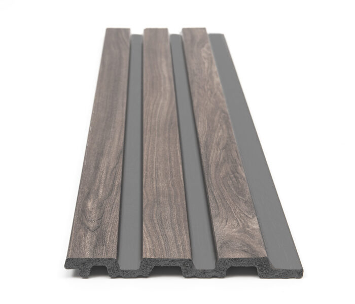 PS Panel Επένδυσης με 3D πηχάκια PIANO 1,2x12,2x290cm WALNUT/DARK GREY - Image 3