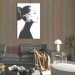 PS Panel Επένδυσης με 3D πηχάκια PIANO 1,2x12,2x290cm GREY OAK/RUST - Image 2