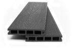 WPC τάβλα deck δαπέδου νέας γενιάς Dark Grey 2,5x14,6x360 cm 8050