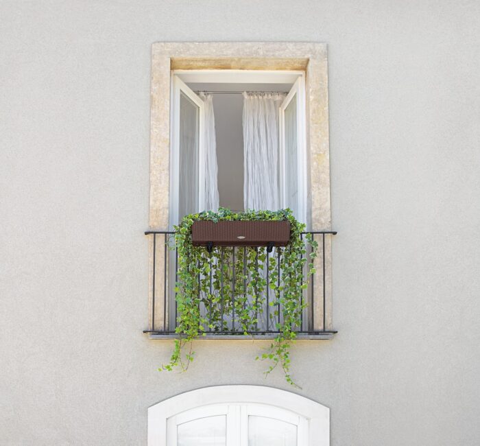Αυτοποτιζόμενη Γλάστρα Lechuza Balconera Cottage Mocha - Image 4