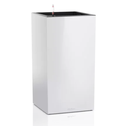 Αυτοποτιζόμενη Γλάστρα Lechuza Canto 40 High White High Gloss (Y)76x40x40cm