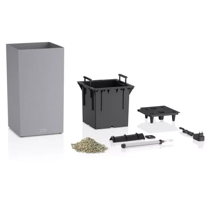 Αυτοποτιζόμενη Γλάστρα Lechuza Canto Stone LED High Stone grey - Image 9