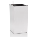 Αυτοποτιζόμενη Γλάστρα Lechuza Canto Stone LED High Quartz white