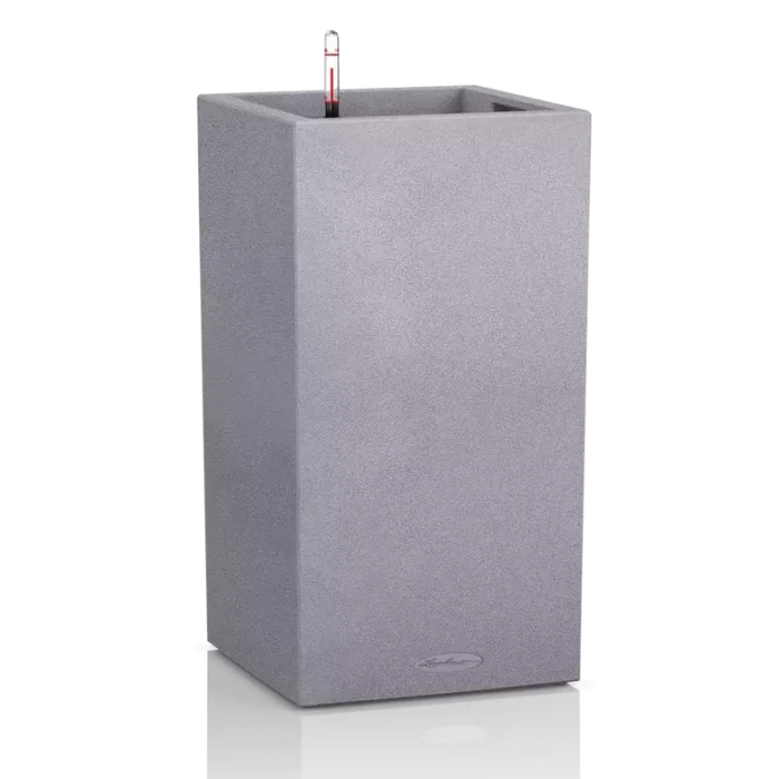 Αυτοποτιζόμενη Γλάστρα Lechuza Canto Stone High Grey - Image 1