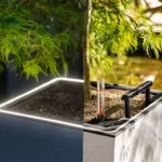 Αυτοποτιζόμενη Γλάστρα Lechuza Canto Stone LED Graphite Black - Image 4