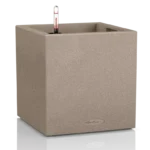 Αυτοποτιζόμενη Γλάστρα Lechuza Canto Stone Low Sand Beige