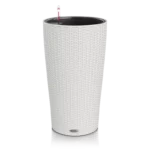 Αυτοποτιζόμενη Γλάστρα Lechuza Cilindro Cottage Light grey