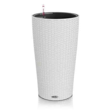 Αυτοποτιζόμενη Γλάστρα Lechuza Cilindro Cottage Light grey