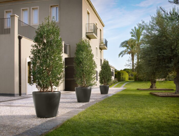 Αυτοποτιζόμενη Γλάστρα Lechuza Classico Charcoal Metallic - Image 5