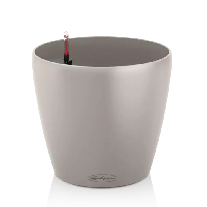 Αυτοποτιζόμενη Γλάστρα Lechuza Classico Color Sand Brown - Image 1